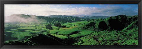 Framed Farmland Taranaki New Zealand Print