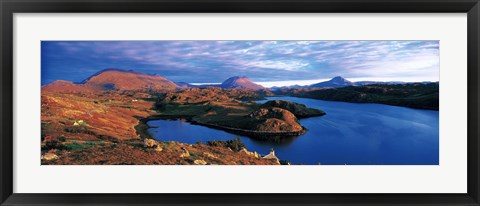 Framed Loch Inchard Sutherland Scotland Print