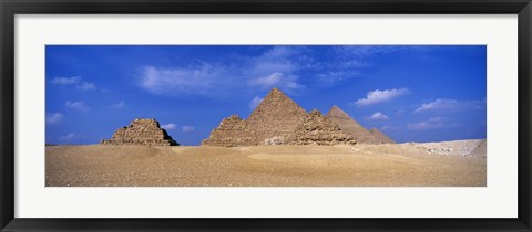 Framed Great Pyramids, Giza, Egypt Print