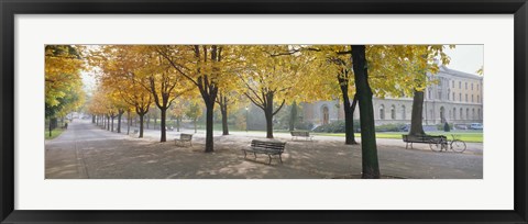 Framed Park Geneve, Switzerland Print