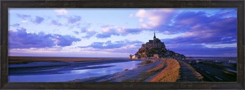 Framed Mont St Michel France Print