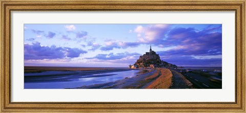 Framed Mont St Michel France Print