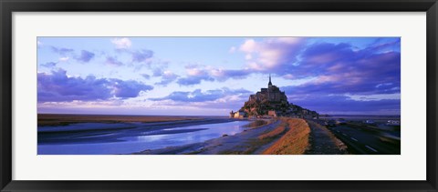 Framed Mont St Michel France Print