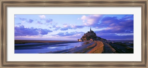 Framed Mont St Michel France Print