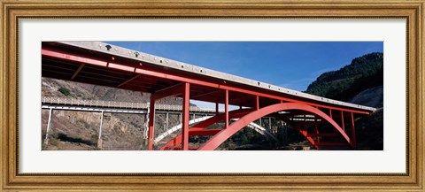 Framed Two bridges San Carlos Indian Reservation AZ USA Print