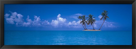 Framed Island, Caribbean Print