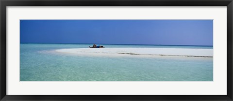 Framed Indian Ocean Maldives Print