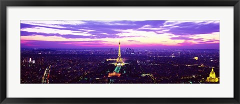 Framed France, Paris, Eiffel Tower Print