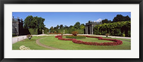 Framed Formal garden in front of a building, Schonbrunn Gardens, Vienna, Austria Print