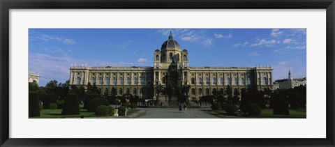 Framed Facade of a museum, Museum Of Fine Arts, Vienna, Austria Print