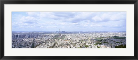 Framed High angle view of Eiffel Tower, Paris, France Print