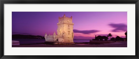 Framed Portugal, Lisbon, Belem Tower Print