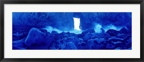 Framed Pfeiffer State Beach, Big Sur, California, USA Print