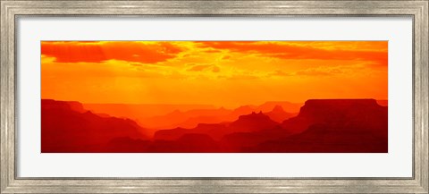 Framed Mesas and Buttes Grand Canyon National Park AZ USA Print