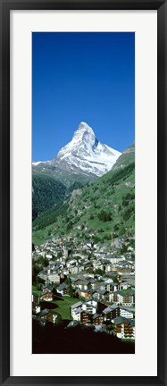 Framed Zermatt, Switzerland (vertical) Print