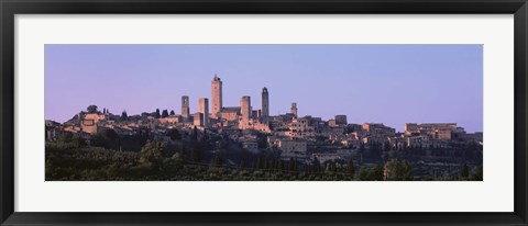 Framed San Gimignano, Tuscany, Italy Print