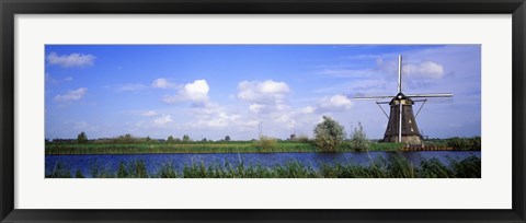 Framed Windmill Holland Print