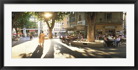 Framed Cafe Provence France Print