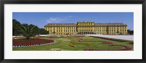 Framed Facade of a building, Schonbrunn Palace, Vienna, Austria Print