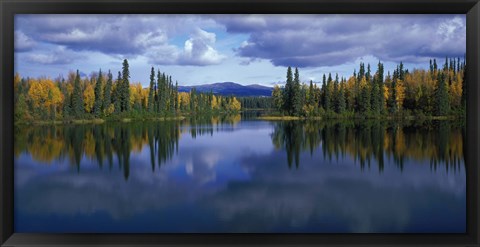 Framed Dragon Lake Yukon Canada Print