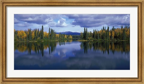 Framed Dragon Lake Yukon Canada Print