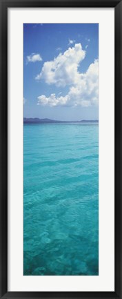 Framed Clouds over the sea, St. Thomas, US Virgin Islands Print