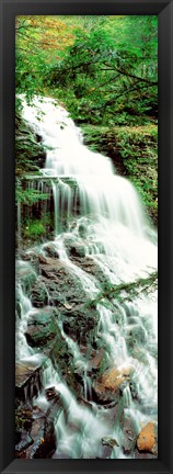 Framed Ganoga Falls Ricketts Glenn State Park PA Print