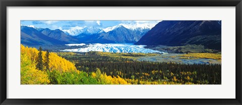 Framed Mantanuska Glacier AK USA Print