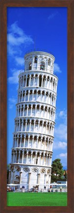 Framed Tower Of Pisa, Tuscany, Italy Print