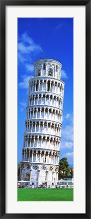 Framed Tower Of Pisa, Tuscany, Italy Print