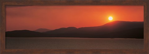 Framed Kenmare River at sunset Ireland Print