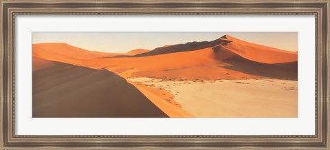 Framed Sand Dunes, Desert Namibia Print