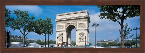 Framed France, Paris, Arc de Triomphe (day) Print