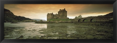 Framed Eilean Donan Castle at dusk, Scotland Print