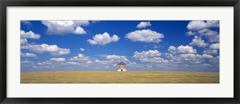 Framed Barn in the farm, Grant County, Minnesota, USA Print