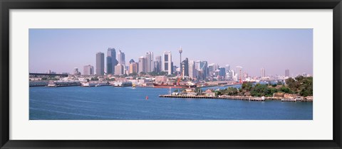 Framed Skyline Sydney Australia Print