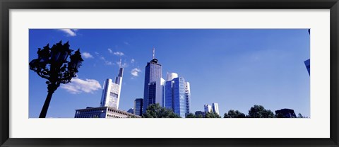 Framed AM Main Bank, Frankfurt, Germany Print