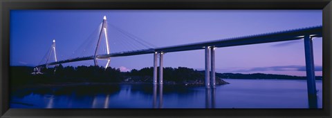 Framed Sunninge Bridge, Uddevalla, Sweden Print