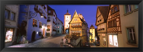 Framed Germany, Rothenburg ob der Tauber Print