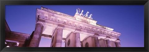 Framed Dusk, Brandenburg Gate, Berlin, Germany Print