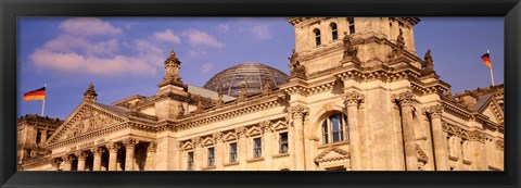 Framed Germany, Berlin, Reichstag, glass dome Print