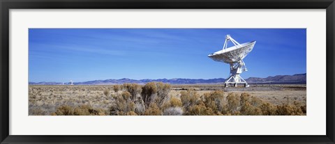 Framed VLA Telescope, Socorro, New Mexico, USA Print