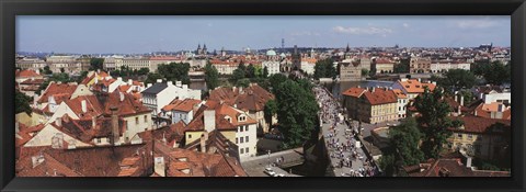 Framed Charles Bridge Prague Czechoslovakia Print