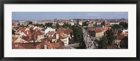 Framed Charles Bridge Prague Czechoslovakia Print