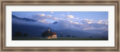 Framed Saint Coloman Church, Bavaria, Germany Print