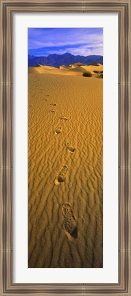 Framed Footprints, Death Valley National Park, California, USA Print