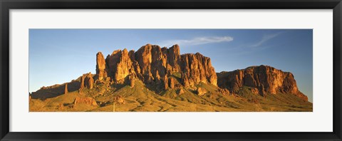 Framed Superstition Mountains, Arizona, USA Print