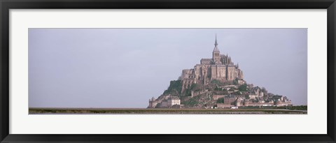 Framed Mont St Michel Normandy France Print