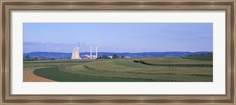 Framed Power Plant Energy Print