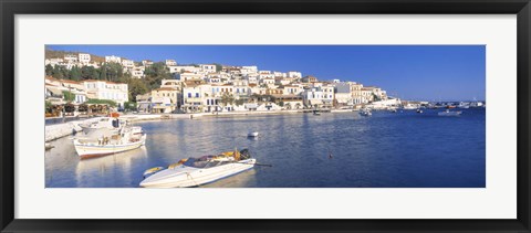 Framed Andros, Cyclades, Greece Print